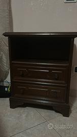 Coppia mobiletti ingresso legno classico