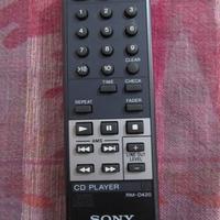 TELECOMANDO REMOTE CONTROL SONY RM-D420 LETTORE CD