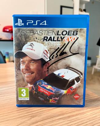 Gioco Ps4 Sebastien Loeb Rally Evo AUTOGRAFATO