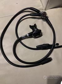 CRESSI Erogatore Elipse titanium- Nero/Argento