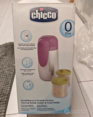 Chicco Portabiberon Termico + 2 Contenitori Pappa 