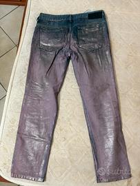 Pantalone jeans bicolor diesel