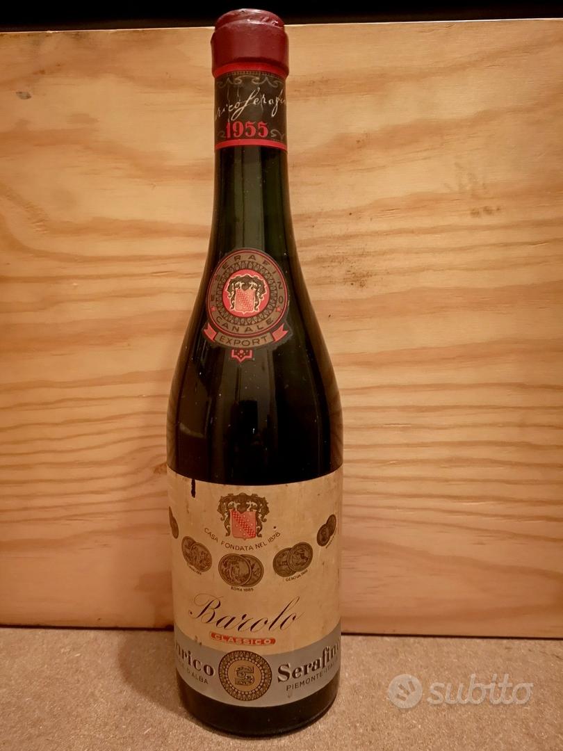 4 bottiglie Barolo 1955 - Enrico Serafino - Collezionismo In