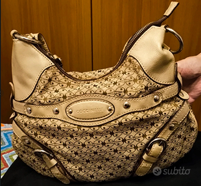 Borsa donna Coccinelle hobo in canvas