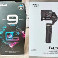 GoPro Hero 9 black + stabilizzatore Inkee Falcon