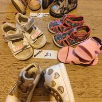 lotto scarpe bambina 20 21 22