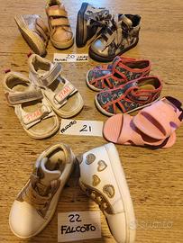 lotto scarpe bambina 20 21 22