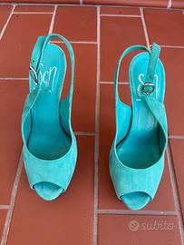 Scarpe chanel scamosciate, marca Giancarlo Paoli