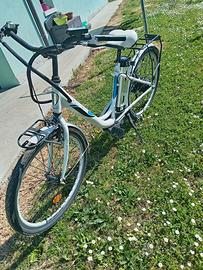 Bici elettrica medio alta da donna