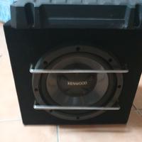 subwoofer+amplificatore kenwood