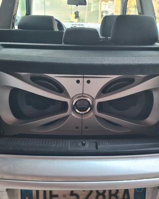doppio subwoofer infinity cassa reflex