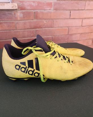 Scarpe da calcio Adidas X 17.4 FG taglia 42 2/3