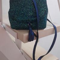 pochette con glitter