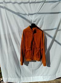 Bomber in pelle di Daino da uomo , taglia 58