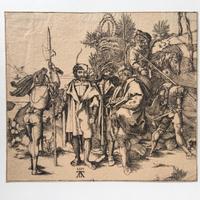 Stampa Antica XVI sec. da Albrecht Dürer