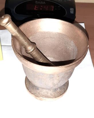 Mortaio e Pestello Bronzo