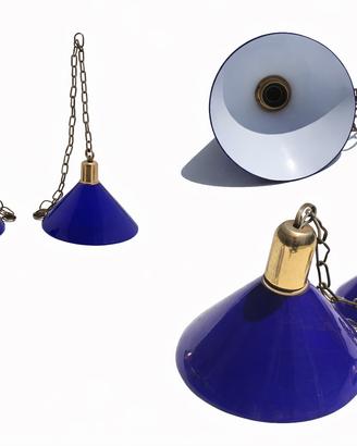 Coppia di lampade a sospensio, anni 60/70