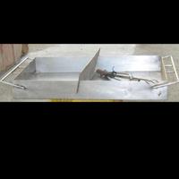 padella rettangolare acciaio inox