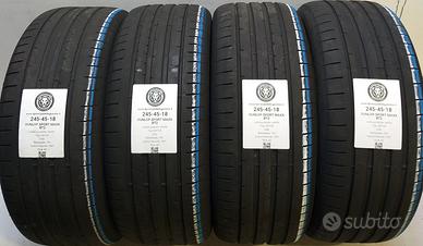 4 GOMME 245 45 18 DUNLOP A64535