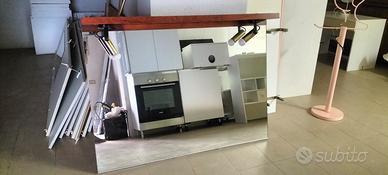 Specchio vintage da bagno anni 80