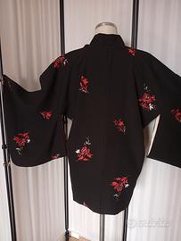 giacca Haori autentico giapponese vintage in seta 