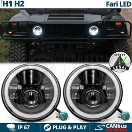 FARI Anteriori FULL LED PER HUMMER H1 H2 Angel Eye