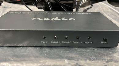 Nedis VSPL3464AT - Splitter HDMI 1-4