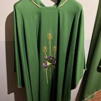 Casula sacerdote verde
