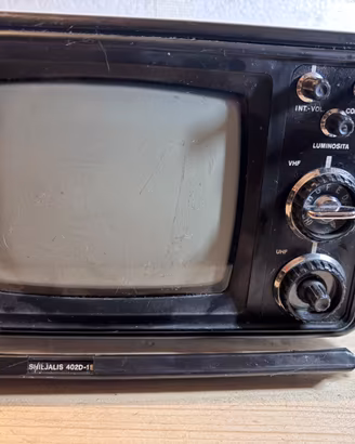 Shijalis 402D-1E TV portatile vintage CRT