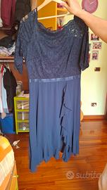 Vestito blu elegante