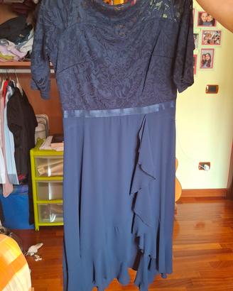 Vestito blu elegante