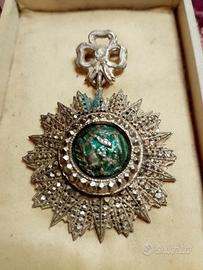rara stella in argento onoreficenza tunisina