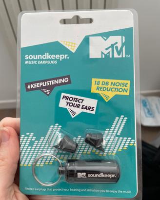 Auricolari soundkeepr MTV (music earplugs)