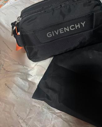 Givenchy Pochette Uomo Nera Poliammide 