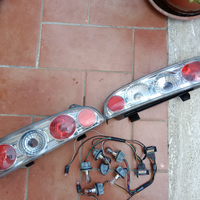 Fanali Posteriori Tuning Cromati Fiat Seicento