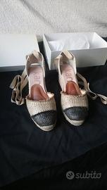 Sandali donna, KANNA, in corda e pelle, numero 38