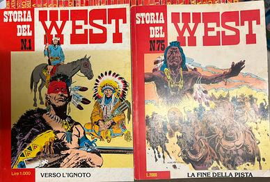 STORIA DEL WEST- 1/75 Ed. Bonelli-Completa-