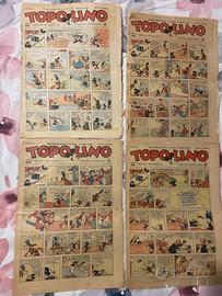 TOPOLINO Giornale 1947 RARI 4 Numeri speciali 16 P