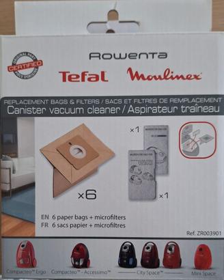 6 sacchetti aspirapolvere Rowenta + 3