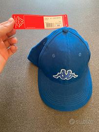 Cappello Kappa cotone blu taglia unica - Nuovo