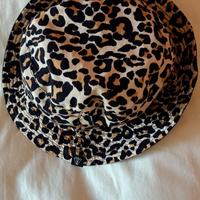Cappello double-face - leopardato e nero