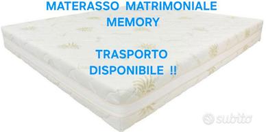 Materasso Matrimoniale MEMORY●RETE DOGHE●TRASPORTO