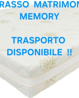 Materasso Matrimoniale MEMORY●RETE DOGHE●TRASPORTO