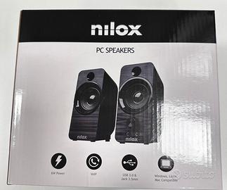 Casse pc speakers nilox