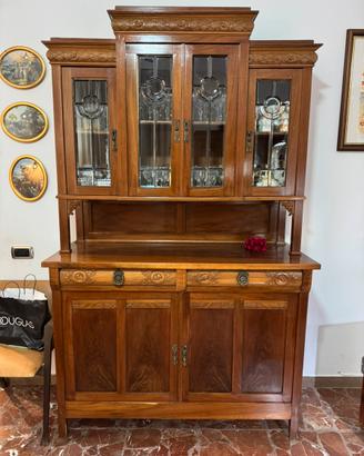 Credenza armadio madia in ulivo vintage