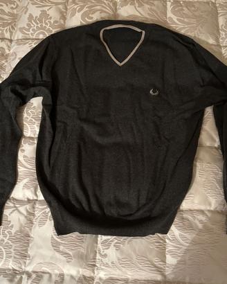 Maglione in lana Fred Perry grigio tg 44