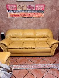 divano in vera pelle