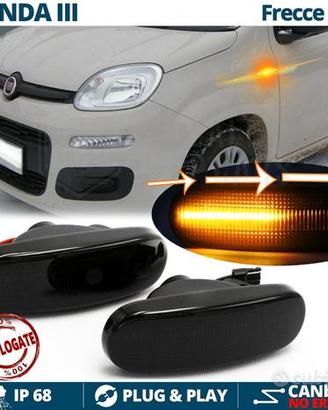 Frecce LED Dinamiche per Fiat PANDA 3 Nere Canbus