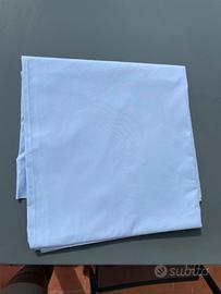 Tessuto azzurro Popeline 100% cotone