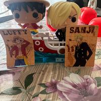 Luffy e sanji sorpresa uovo kinder One piece
